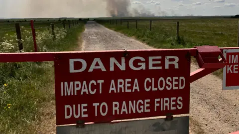 Military drills spark hundreds of wildfires in UK