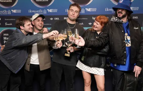 Sam Fender wins 2025 Mercury Prize for album of the year